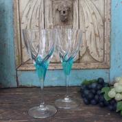  Wine glasses - Trix, turquoise
