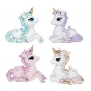  Glitter Unicorns - pink, violet, green, golden