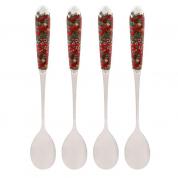  Spoon set - Berry Thief (red)