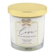  Scented candle - Love (velvet rose and oud)